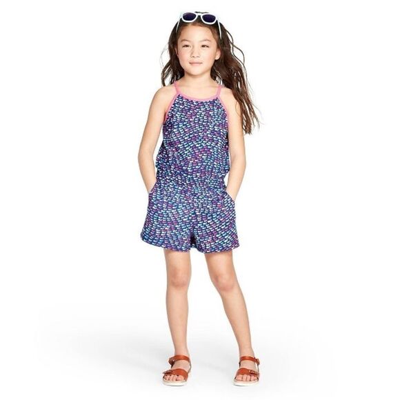 VINEYARD VINES TARGET Whales Romper Girls L 10 12 - Picture 6 of 7